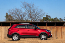 Hyundai Creta 2014–2020 Integrirani strešni nosilci sivi OEM (ABS plastika, montaža z lepilom) fotografija 1