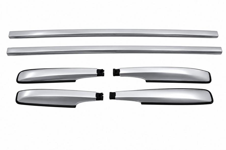 Kia Sportage 2010–2015 Sive OEM strešne sani (aluminij, lepljena montaža) Image