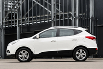 Hyundai IX-35 2010–2015 OEM strešne letve sive (ABS plastika, montaža z lepilom) fotografija 1