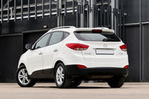 Hyundai IX-35 2010–2015 OEM strešne letve sive (ABS plastika, montaža z lepilom) fotografija 4