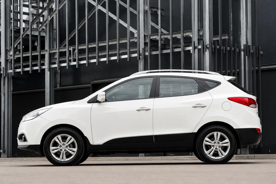 Hyundai IX-35 2010–2015 OEM strešne letve sive (ABS plastika, montaža z lepilom) Image