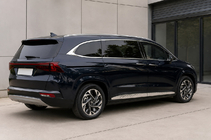 Hyundai Custo 2021– Integrirani strešni nosilci sivi OEM (ABS plastika, montaža z lepilom) fotografija 2