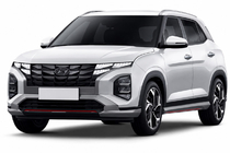 Hyundai Creta 2021– Sive OEM strešne sani (aluminij, lepljena montaža) fotografija 1