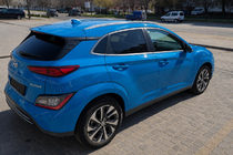 Hyundai Kona 2017–2023 Sive OEM strešne sani (aluminij, lepljena montaža) fotografija 3