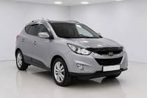 Hyundai IX-35 2010–2015 Sive OEM strešne sani (aluminij, lepljena montaža) fotografija 2