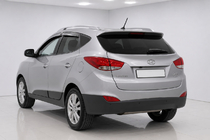 Hyundai IX-35 2010–2015 Sive OEM strešne sani (aluminij, lepljena montaža) fotografija 3