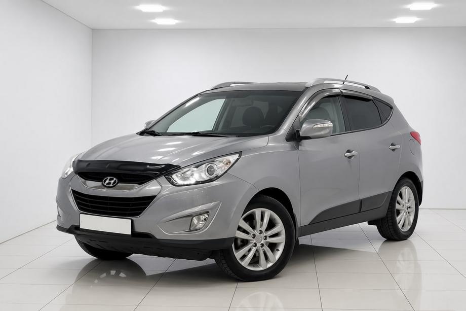 Hyundai IX-35 2010–2015 Sive OEM strešne sani (aluminij, lepljena montaža) Image