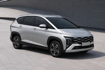 Hyundai Stargazer 2022– Integrirane strešne letve sive OEM (aluminij) fotografija 2