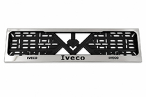 Iveco Kromiran okvir registrske tablice (1 kos, nerjaveče jeklo) fotografija 1