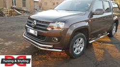 Volkswagen Amarok 2010–2022 Sprednji zaščitni lok ST018-2 (nerjavno jeklo) fotografija 5