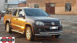 Volkswagen Amarok 2010–2022 Sprednji zaščitni lok ST018-2 (nerjavno jeklo) fotografija 7