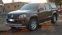 Volkswagen Amarok 2010–2022 Sprednji zaščitni lok ST018-2 (nerjavno jeklo) fotografija 8