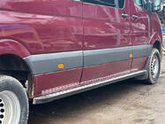 Mercedes Sprinter W906 2006–2018 Stranske stopnice DOT-Line (2 kos, aluminij) Dolga medosna razdalja fotografija 10