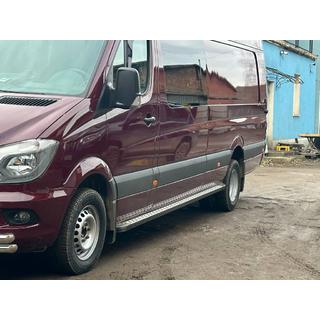 Stranske stopnice DOT-Line (2 kos, aluminij) Mercedes Sprinter W906 2006–2018 fotografija 3