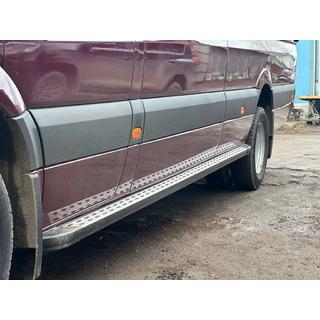 Stranske stopnice DOT-Line (2 kos, aluminij) Mercedes Sprinter W906 2006–2018 fotografija 4