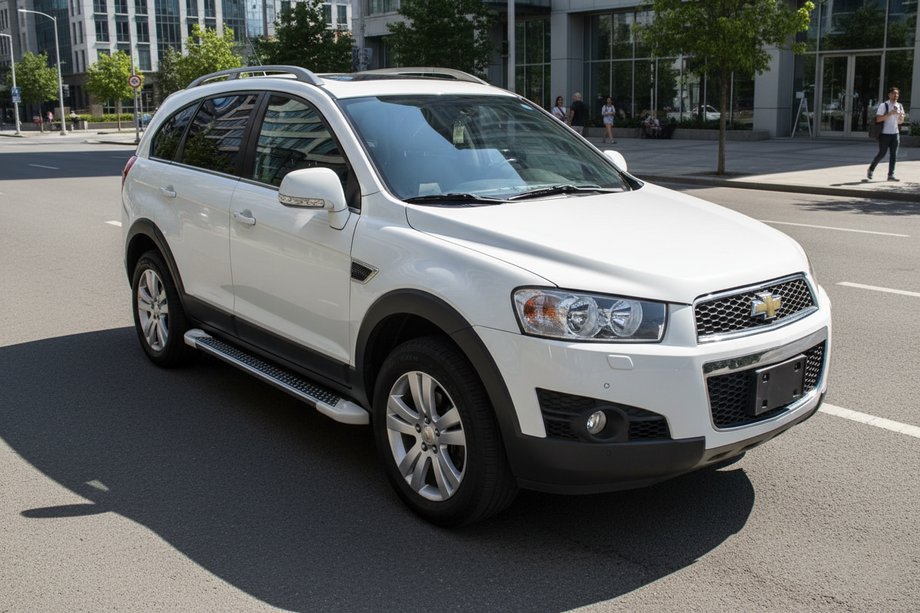 Chevrolet Captiva 2006–2019 Bočne stopnice Allmond White (2 kosa, aluminij) Image