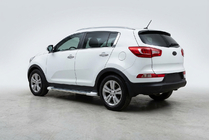 Kia Sportage 2010–2015 Bočne stopnice Allmond White (2 kosa, aluminij) fotografija 1