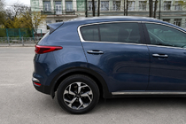Kia Sportage 2015–2021 Integrirani strešni nosilci sivi OEM (ABS plastika, montaža z lepilom) fotografija 2