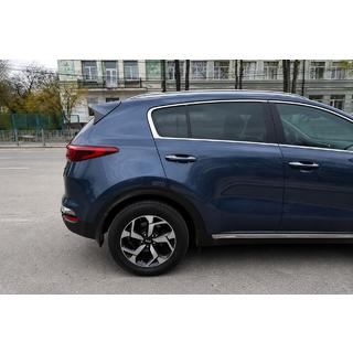 Integrirani strešni nosilci sivi OEM (ABS plastika, montaža z lepilom) Kia Sportage 2015–2021 fotografija 2