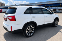 Kia Sorento II XM 2009–2014 Sive OEM strešne sani (aluminij, lepljena montaža) fotografija 2