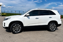 Kia Sorento II XM 2009–2014 Sive OEM strešne sani (aluminij, lepljena montaža) fotografija 1