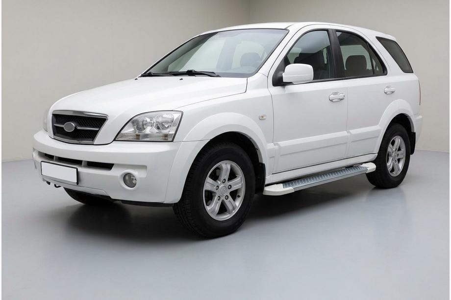 Kia Sorento I BL 2002–2009 Bočne stopnice Allmond White (2 kosa, aluminij) Image