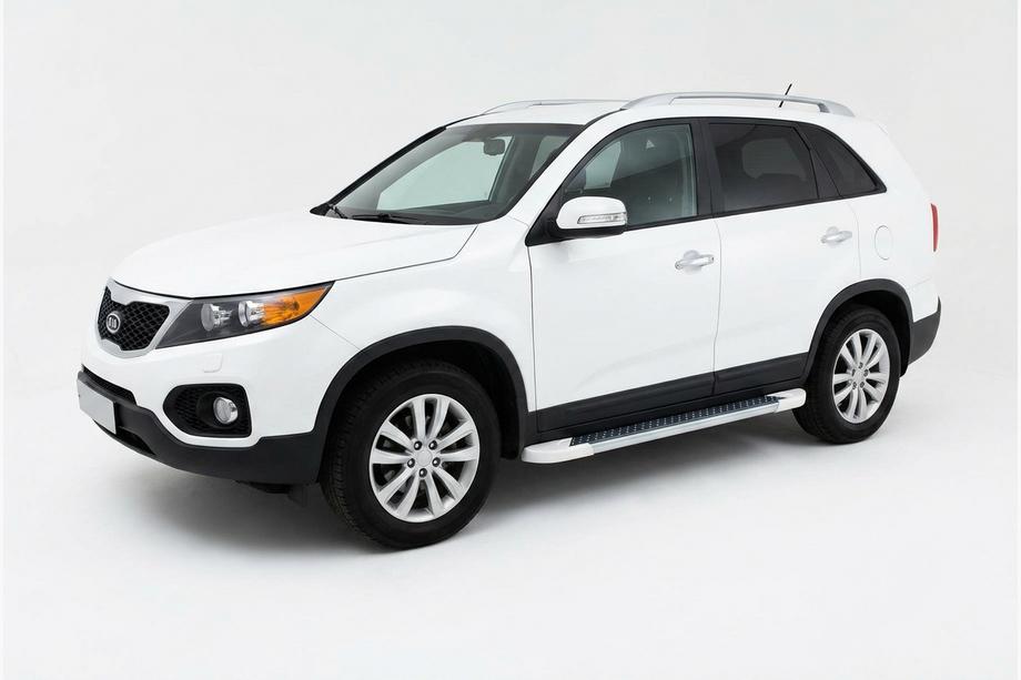 Kia Sorento II XM 2009–2014 Bočne stopnice Allmond White (2 kosa, aluminij) 2010–2013 Image
