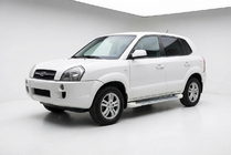 Hyundai Tucson JM 2004– Bočne stopnice Allmond White (2 kosa, aluminij) fotografija 1