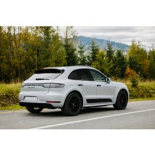 Integrirani strešni nosilci, črni OEM (aluminij, montaža z lepljenjem) Porsche Macan 2014–2024 fotografija 1