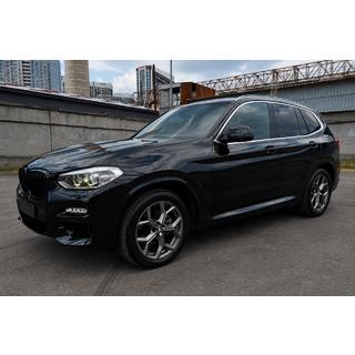 Integrirani strešni nosilci (relingi) kromirani OEM (aluminij, montaža z lepljenjem) BMW X3 G01 2018– fotografija 1