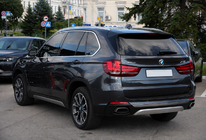 BMW X5 F15 2013–2018 Integrirani strešni relingi, krom OEM (aluminij) fotografija 2