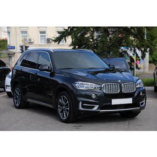Integrirani strešni relingi, krom OEM (aluminij) BMW X5 F15 2013–2018 fotografija 1