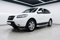 Hyundai Santa Fe 2 2006–2012 Bočne stopnice Allmond White (2 kosa, aluminij) fotografija 1