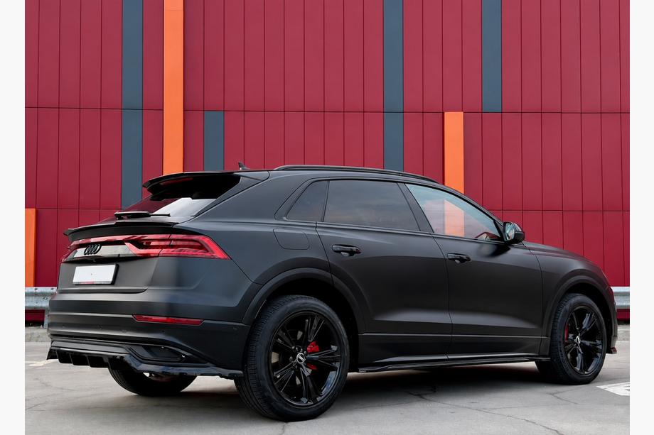 Audi Q8 2018– Integrirani strešni nosilci, črni OEM (aluminij, montaža z lepljenjem) Image