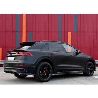 Integrirani strešni nosilci, črni OEM (aluminij, montaža z lepljenjem) Audi Q5 2017–2025 fotografija 1