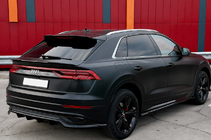 Audi Q5 2017–2025 Integrirane strešne sani sive OEM (aluminij, montaža z lepljenjem) fotografija 1