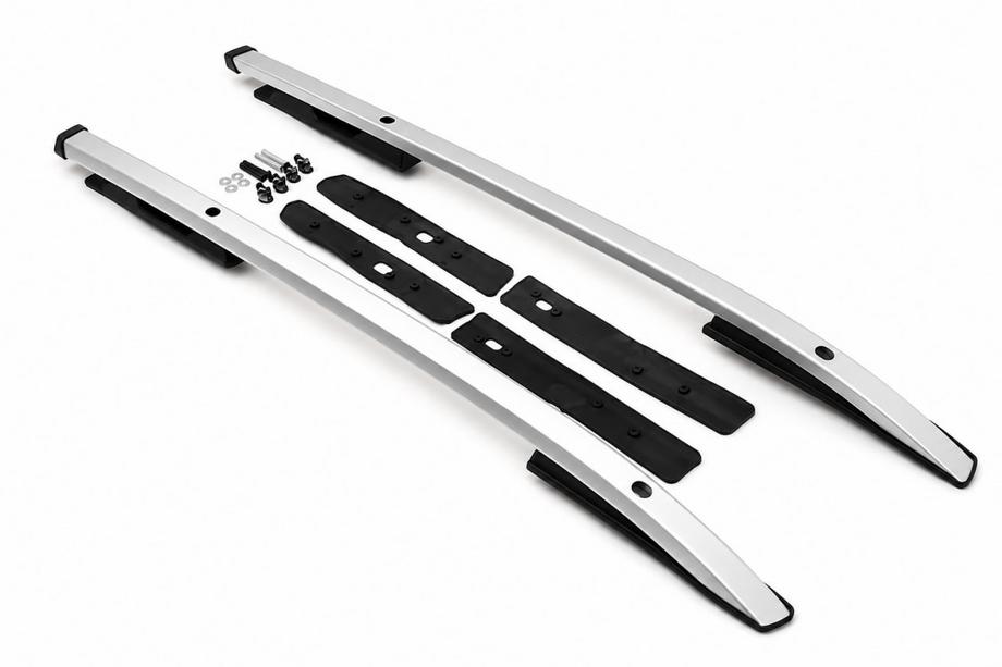 Mitsubishi L200 2015–2024 Sivi OEM strešni vzdolžni nosilci (aluminij) Image