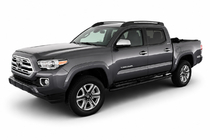 Toyota Tacoma 2015–2023 Črne OEM strešne vzdolžne letve (aluminij) fotografija 3