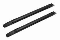 Toyota Tacoma 2015–2023 Črne OEM strešne vzdolžne letve (aluminij) fotografija 4