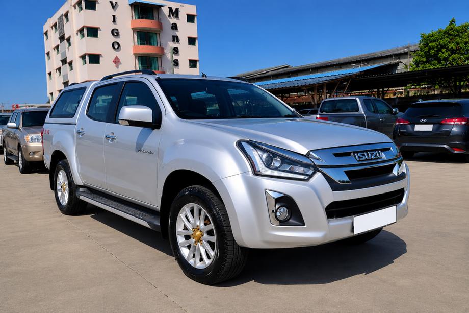 Isuzu D-Max 2011–2019 OEM strešne letve črne (ABS plastika, montaža z lepilom) Image