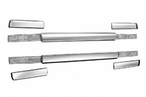 Isuzu D-Max 2019– Sivi OEM strešni vzdolžni nosilci (aluminij) fotografija 1