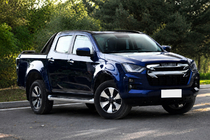 Isuzu D-Max 2011–2019 Strešne tirnice črne OEM (aluminij) fotografija 1