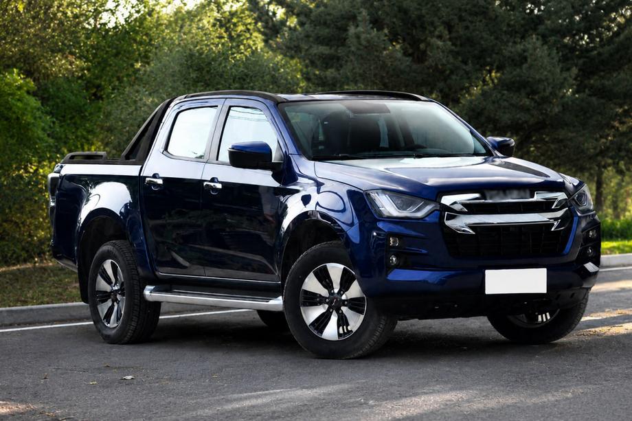 Isuzu D-Max 2011–2019 Strešne tirnice črne OEM (aluminij) Image