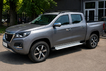 Ford Ranger 2011–2022 Črne OEM strešne vzdolžne letve (aluminij) fotografija 2