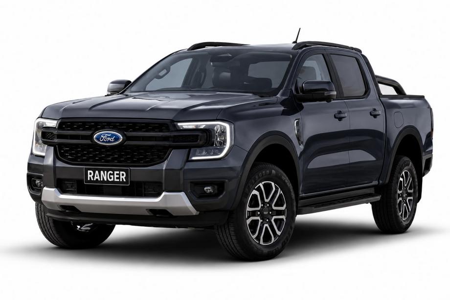 Volkswagen Amarok 2022– OEM strešne letve črne (ABS plastika, montaža z lepilom) Image