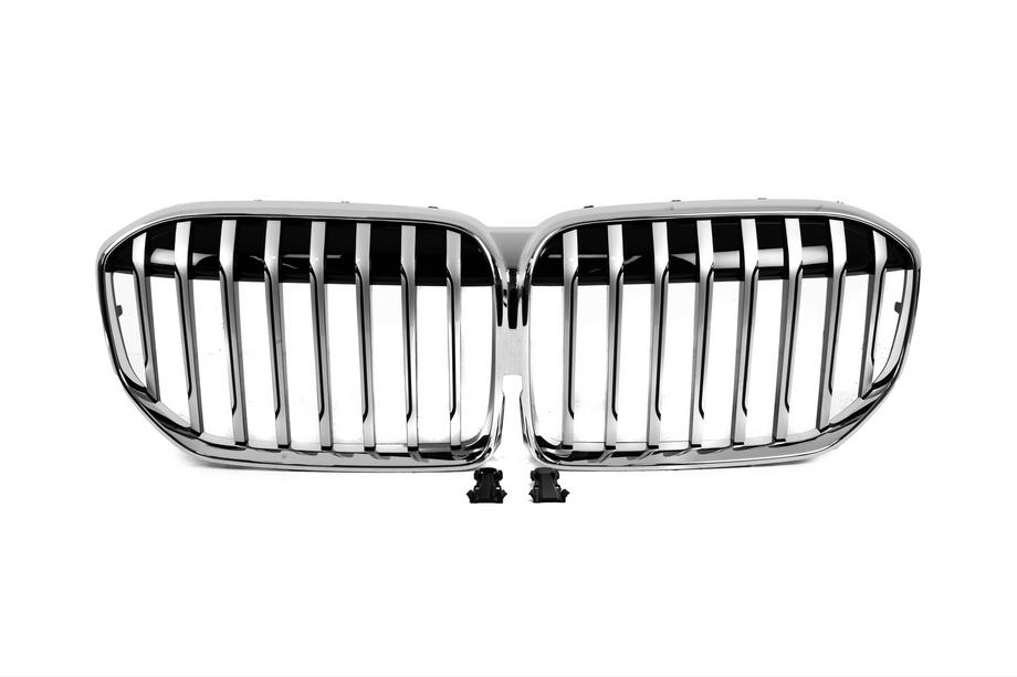 BMW serija 7 G11/G12 2015–2022 Ledvična maska 1 Bar (2019-2022, Chrome) Image