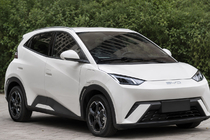 BYD Dolphin 2025– OEM strešne letve sive (ABS plastika, montaža z lepilom) fotografija 1