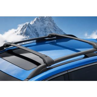 Strešni prtljažnik (prečke) črne za OEM strešne sani (aluminij) Subaru Forester 2013–2018