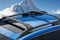 Subaru Forester 2018–2024 Strešni prtljažnik (prečke) črne za OEM strešne sani (aluminij) fotografija 1