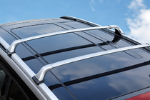 Toyota Highlander 2013–2019 Strešni nosilec (prečni nosilci) siv za OEM strešne nosilce/rails (zaklepanje na ključ, aluminij) fotografija 1